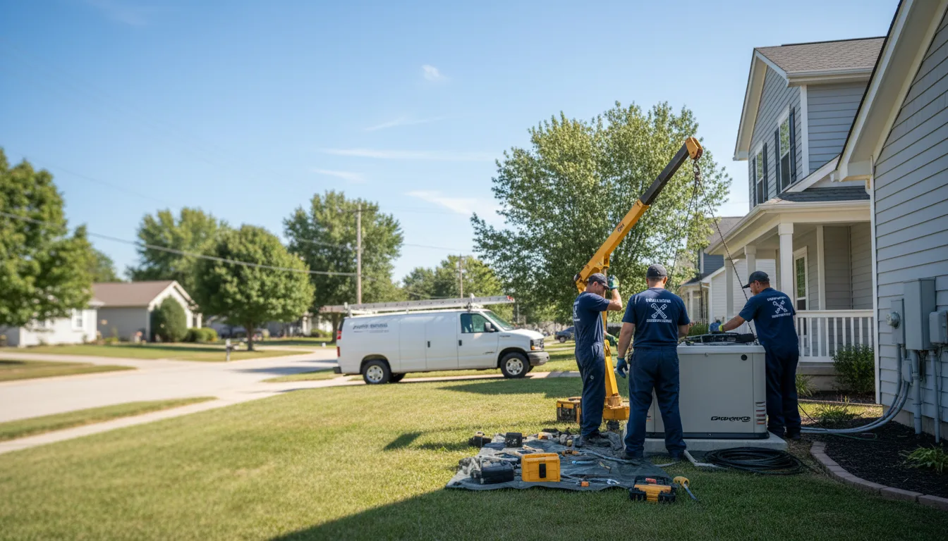 Generator Installation in Eckerty, IN near me
